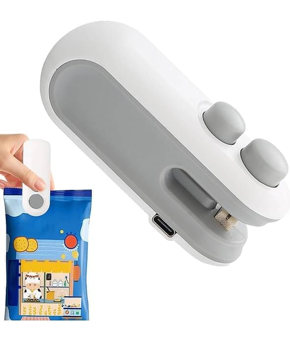 2-in-1 Portable Heat Sealer & Cutter (USB Rechargeable)